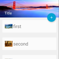 Working with Material Design and Activity Transition